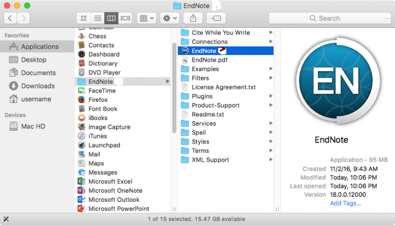 endnote tutorial mac