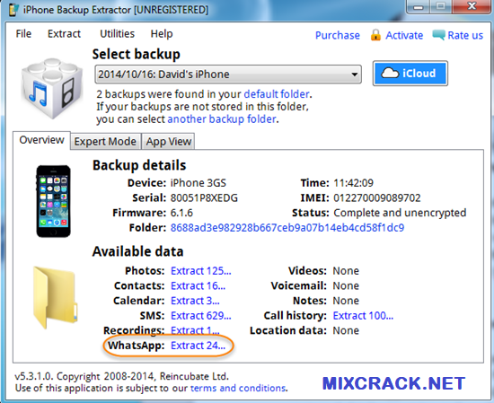 iPhone Backup Extractor Portable Pro Crack + Activation Key Full  Download