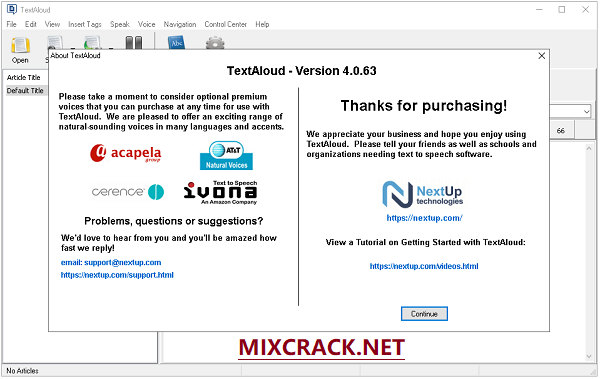 NextUp TextAloud With Keygen Latest Version Download